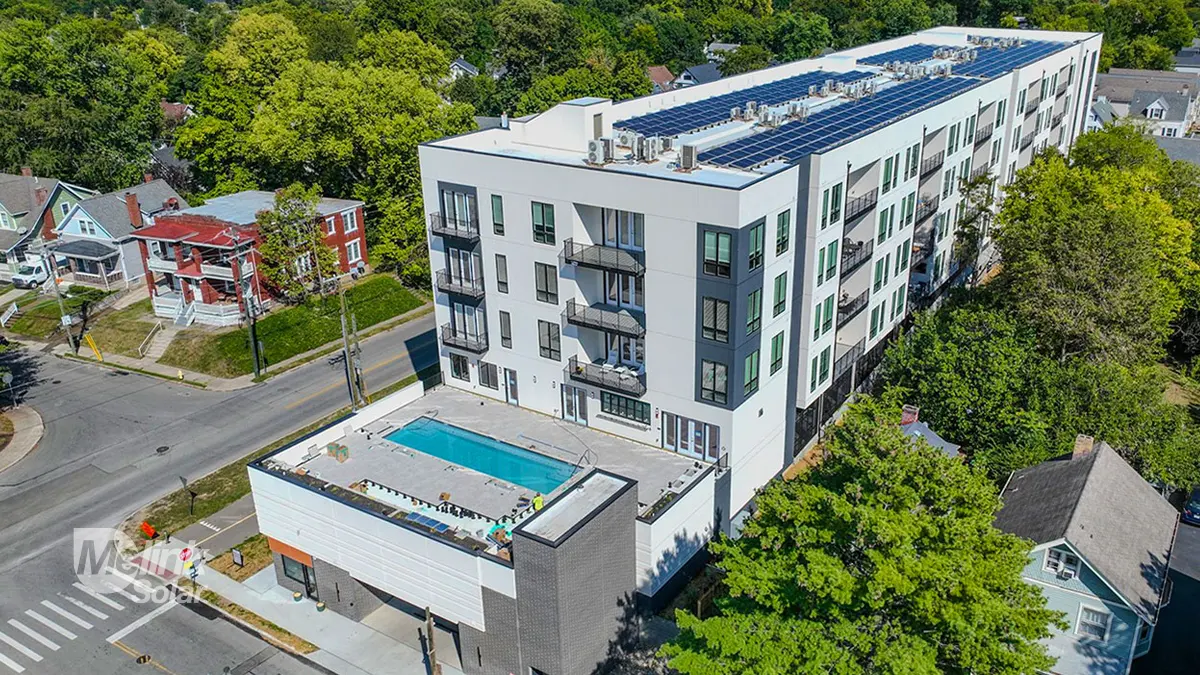 Drone view of ila Hyde Park